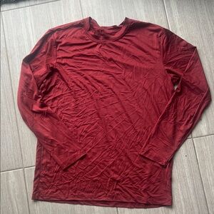 Men's Red Long Sleeve Shirt
